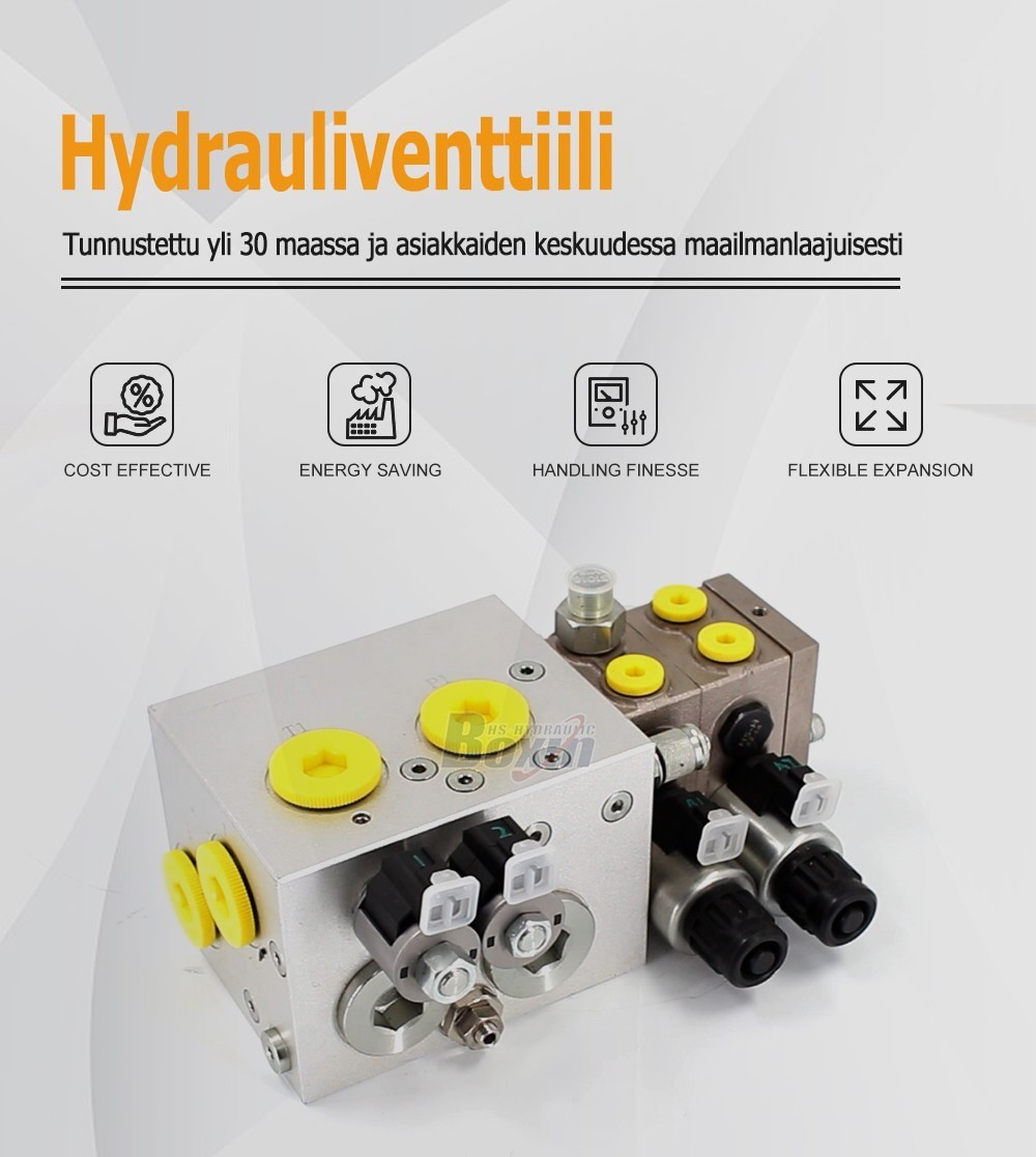 QSF32 Load Sensitive Proportional 2 Spool Sweeper Truck Valve